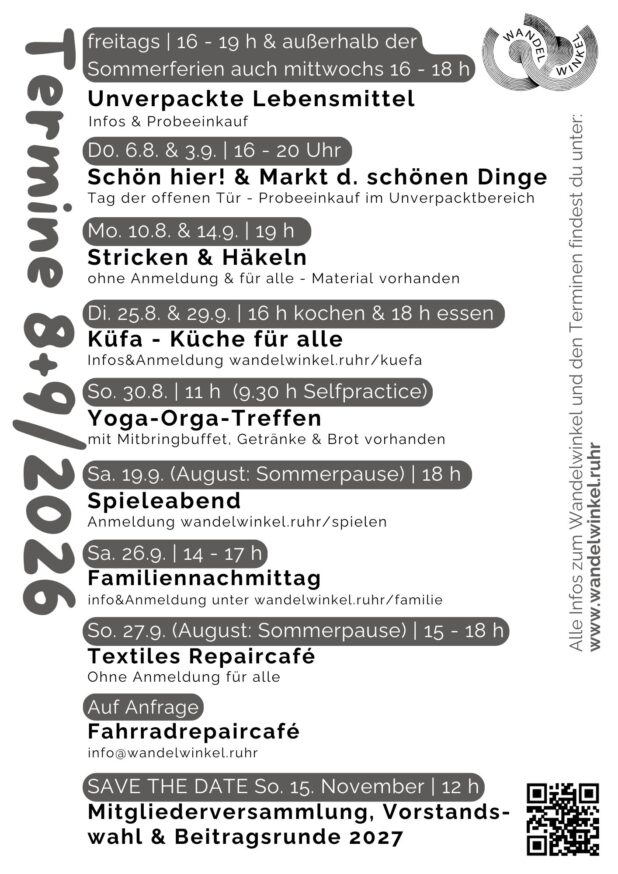 Terminübersicht